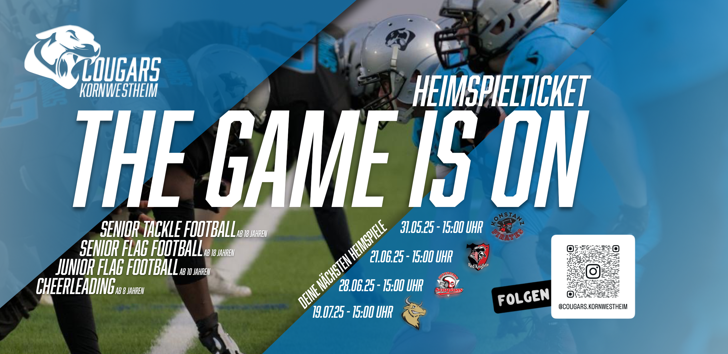 SV Kornwestheim Cougars Football - Sponsoring bei uns - in Kornwestheim-Ludwigsburg-Bietigheim - Werbung Audio